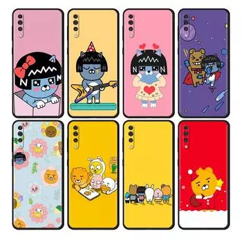 Чехол для Samsung Galaxy A50 A70 A30 A20s A20e A10 A40 A10s A10e M52 M51 M30s M13 5G, черный чехол для телефона Kakao Friends Samsung A60