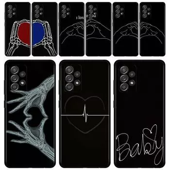Чехол для Samsung GALAXY A51 A71 A41 A31 A13 A11 A01 A72 A52 A32 A22 A52s A21s A02s A12, милые лучшие друзья BF GF Пара, я люблю тебя Samsung A72 5G