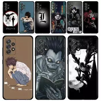 Чехол для Samsung GALAXY A51 A71 A41 A31 A13 A11 A01 A72 A52 A32 A22 A52s A21s A02s A03 A12 Аниме Death Note Рюк Ягами Лайт Samsung A72 5G
