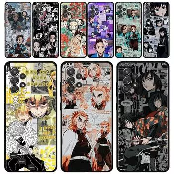 Чехол для Samsung Galaxy A51 A71 A41 A31 A11 A01 A72 A52 A42 A32 A22 A21s A02s A12 A02 Чехол для телефона Kimetsu No Yaiba Demon Slayer Samsung A01