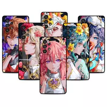 Чехол для Samsung Galaxy A52 A12 A51 A32 A21s A71 A53 A13 A32 A72 A31 A33 A22 A03 A41 Чехол для телефона Genshin Impact Samsung A52 4G(5G)