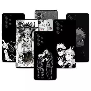 Чехол для Samsung Galaxy A52 A12 A51 A32 A21s A71 A53 A13 A32 A72 A31 A33 A22 A03 A41, милый чехол для телефона Jujutsu Kaisen Samsung A52 4G(5G)