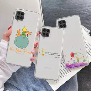 Чехол для Samsung Galaxy A52 A12 A51 A32 A21s A22 A71 A31 A41 A53 A13 A02s A11 A72 A33 Прозрачный чехол для телефона Funda The Little Prince Samsung A20e