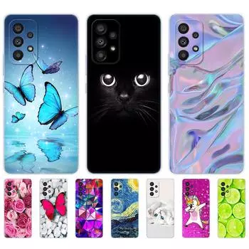 Чехол для Samsung Galaxy A53 5G, 6,5-дюймовая задняя крышка для Samsung A33 A73 5G, чехлы для мобильных телефонов Galaxy a536, бампер из мягкого кремния из ТПУ Samsung A53 5G