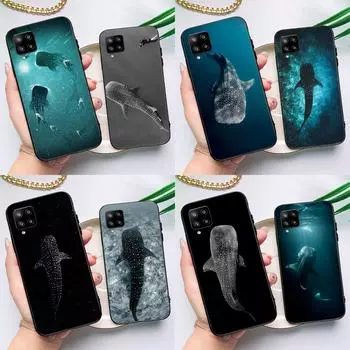 Чехол для Samsung Galaxy A54 A34 A13 A23 A33 A53 A73 A12 A22 A32 A52 A51 A71 A14 с изображением акулы-океана Samsung A34 5G