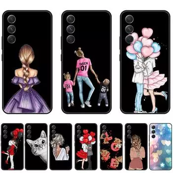 Чехол для Samsung Galaxy A54, черный роскошный силиконовый чехол 6,4 дюйма SM-A546V, противоударный, полная защита, ультратонкий бампер белый