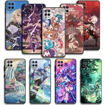 Чехол для Samsung Galaxy A70 A70s A50 A30s A04s A20s A20e A02 A02s A03 A42 M31 M13, чехол для игры Genshin Impact Yan Fei Barbatos Samsung A04s
