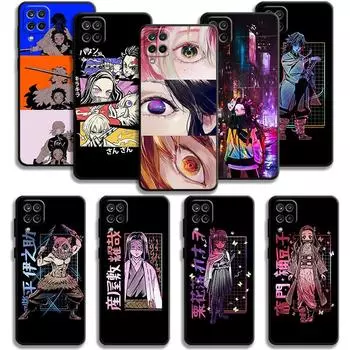 Чехол для Samsung Galaxy A70 A70s A50 A30s A04s A20s A20e A02 A02s A03 A42 M52 M31 M04, чехол Demon Slayer Nezuko Tanjirou Eye Samsung M31