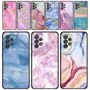 Чехол для Samsung Galaxy A71 A51 A41 A12 A21s A23 A52 A72 A22 A03s A52s A53 A73 A32 A33 A13 Beauty Marble Gold Texture Quicksan For Samsung A03s