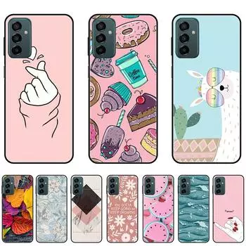 Чехол для Samsung Galaxy M23 Черный силиконовый мягкий 6,6-дюймовый SM-M236B противоударный роскошный роскошный чехол Полная защита белый