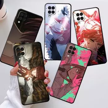 Чехол для Samsung Galaxy Note 20 Ultra 10 Plus 9 8 A50 A10 A40 A70 A20e M13 M52 M31 A52 A51 A13, чехол для телефона с бензопилой Makima Samsung A10s