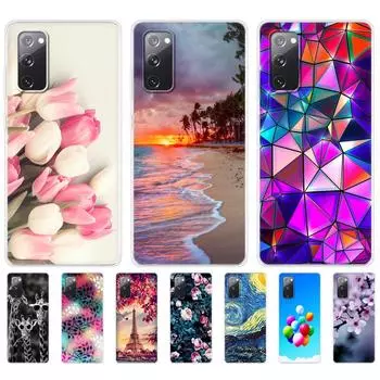 Чехол для Samsung Galaxy S20 FE 6,5 Мягкий силиконовый чехол из ТПУ на заднюю панель телефона для Samsung S20 fe, бампер GalaxyS20 FE S20FE, принципиально чехол for Samsung S20 FE