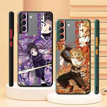 Чехол для Samsung Galaxy S20 Fe S21 Plus S22 5g S9 S10 Lite S10e S8 S10 S23 Ultra S23, чехол в стиле аниме, убийца демонов, мягкий чехол-бампер Samsung S23 5G