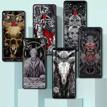 Чехол для Samsung Galaxy S20 FE S21 Ultra S10 Plus S9 S10e S8 S7 Edge A51 A21s A12 S10Lite Чехол из ТПУ для телефона Devil Horror Skull Cas Samsung S21