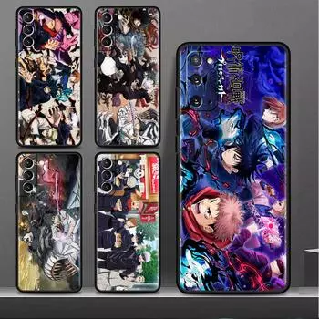 Чехол для Samsung Galaxy S20 FE S22 Ultra S21 Plus Роскошный мягкий чехол для телефона S10 S9 S8 S10e S7 Силиконовый чехол Jujutsu Kaisen Anime Samsung S7