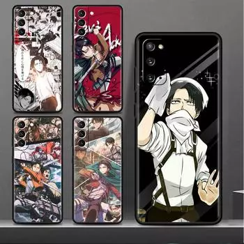 Чехол для Samsung Galaxy S20 FE S22 Ultra S21 Plus, роскошный мягкий чехол для телефона S10 S9 S8 S10e S7, силиконовый чехол «Атака титанов» Samsung S7