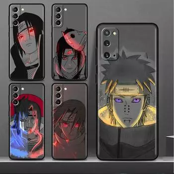 Чехол для Samsung Galaxy S20 S22 S21 FE S10 S9 Plus S8 Note 20 Ultra 10 Plus, мягкий чехол для телефона, аниме, красный, синий свет Samsung S21 5G