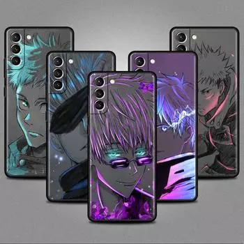 Чехол для Samsung Galaxy S20 S22 Ultra S21 FE S10 S9 Plus Note 20 10 Lite 9, мягкий чехол для телефона в виде ракушки Jujutsu Kaisen Samsung S21 5G
