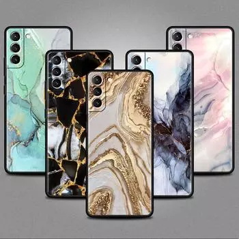 Чехол для Samsung Galaxy S20 S22 Ultra S21 FE S10 S9 Plus Note 20 10 Lite 9, мягкий чехол для телефона, мраморный чехол Samsung S21 5G