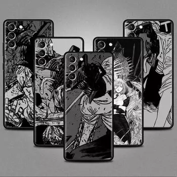 Чехол для Samsung Galaxy S20 S22 Ultra S21 FE S10 S9 Plus Note 20 10 Lite 9 мягкий чехол для телефона с изображением бензопилы Samsung S21 5G