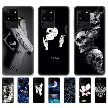 Чехол для Samsung Galaxy S20, силиконовый чехол из ТПУ для Samsung Galaxy S20 PLUS, чехол для телефона Samsung Galaxy S20 Ultra S 20 + чехол Samsung S20
