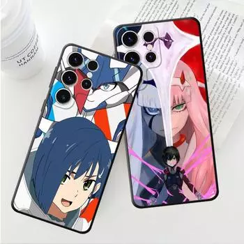 Чехол для Samsung Galaxy S22 Plus S21 S10e S23 Ultra 5g S20 Fe S10 S9 S8, милый чехол в стиле аниме «Zero Two Darling In The Franxx» Samsung S23 5G