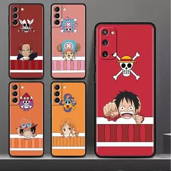Чехол для Samsung Galaxy S22 S20 S21 FE S10 S9 Plus S8 Note 20 Ultra 10 Plus Soft Phone Shell Funny One-piece Samsung S21 5G