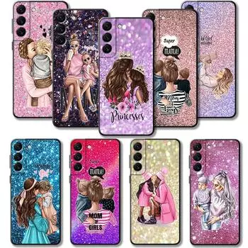 Чехол для Samsung Galaxy S23 S22 S21 S20 Fe Ultra S10 S9 S8 Plus Note 20ultra 10plus, чехол для женщины, ребенка, мамы и девочки Samsung Note 10 Plus