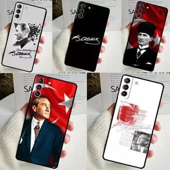 Чехол для Samsung Galaxy S23 S24 Ultra S8 S9 S10 S22 Plus Note 10 20 Ultra S20 S21 FE с изображением турецкого Мустафы Кемаля Ататюрка Galaxy S8 Plus