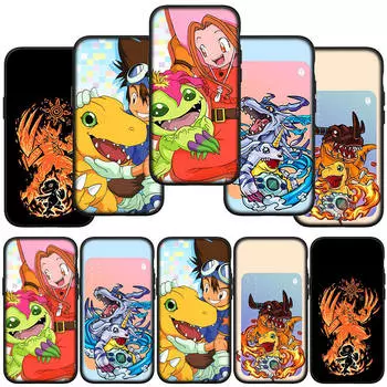 Чехол для Samsung Galaxy S24 S23 iPhone 16 15 14 Xiaomi Redmi Note 13 12 11 Plus 10 9 Pro Max X XR OPPO Huawei Digital Monster Digimon Adventure Cover for Samsung Galaxy A04 ceil