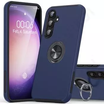 Чехол для Samsung Galaxy S24 S23 S22 S21 Ultra FE Plus A25 A14 Degree Armor Bumper Противоударное металлическое кольцо Жесткий силиконовый чехол из поликарбоната Samsung F12 4G