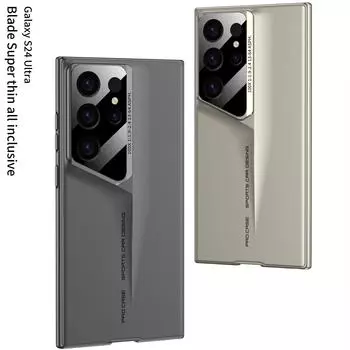 Чехол для Samsung Galaxy S24 S23 Ultra, роскошный ультратонкий матовый металлический корпус с краской, защитная задняя крышка, аксессуары for Galaxy S23 Ultra&case only(no pen)