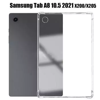 Чехол для Samsung Galaxy Tab A8 10,5 2021, силиконовый мягкий чехол из ТПУ, чехол для подушки безопасности, прозрачный защитный чехол для Tab A8 SM-X200 X205