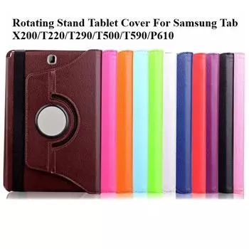 Чехол для Samsung Galaxy Tab A8 10,5 2021 SM-X200 SM-X205 X200 X205 A7 Lite 8,7 SM-T220 SM-T225, вращающийся на 360 градусов чехол для планшета с подставкой A7 Lite 8.7 SM-T220 чёрный