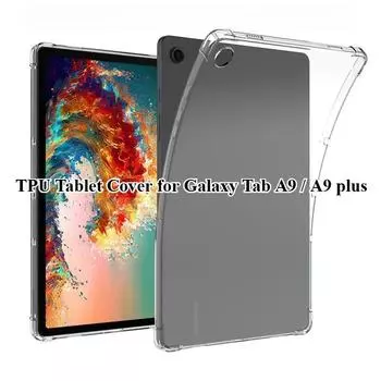Чехол для Samsung Galaxy Tab A9 Plus 10,5 2023 X210 X216, прозрачный силиконовый чехол из ТПУ для планшета Galaxy Tab A9 8,7 X110 X115 Funda Tab A9 8.7 2023 прозрачный