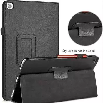 Чехол для Samsung Galaxy Tab A 10,1 дюйма 2019 из искусственной кожи с магнитной откидной крышкой для планшета Samsung Galaxy Tab A 10,1 дюйма SM-T510 / SM-T515 красный