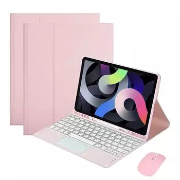 Чехол для Samsung Galaxy Tab S9 FE, чехол для клавиатуры Galaxy Tab S9 S 9 FE 2023, 10,9-дюймовый чехол для клавиатуры Teclado SM-X510 iPad pro 12.9