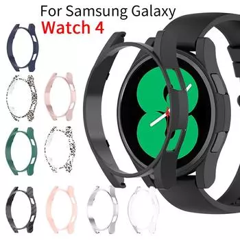 Чехол для Samsung Galaxy Watch 4 40 мм 44 мм, матовый чехол для часов из ПК, полый защитный бампер по всему периметру для Galaxy Watch4 Galaxy Watch 4 40mm