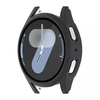 Чехол для Samsung Galaxy Watch 7 Чехол 40 мм 44 мм FE Аксессуары PC Рамка Защитный Жесткий Бампер Shell Galaxy Watch 7 умные часы Galaxy Watch 7 40mm полуночно-синий