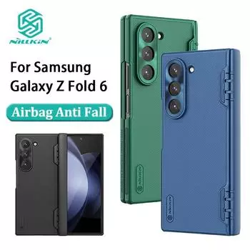 Чехол для Samsung Galaxy Z Fold 6 5G, чехол Nillkin Super Frosted Shield, держатель для карандаша для Samsung Z Fold6 5G No Magnetic Black