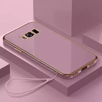 Чехол для Samsung J7 Galaxy J7 2017 J7 Pro Luxury Square Plating SM-J730 j700 Чехол для телефона Противоударный мягкий TPU силиконовый чехол на заднюю панель Galaxy j7&Case & Strap