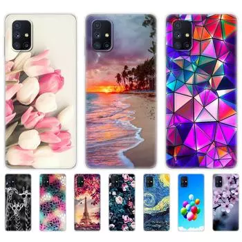 Чехол для Samsung M51 6,7 Мягкий силиконовый чехол из ТПУ на заднюю панель телефона для Samsung Galaxy M51 GalaxyM51 M 51 m515f Чехол Funda Coque for samsung M51