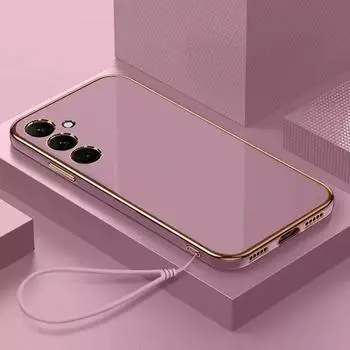 Чехол для Samsung M52 5G Galaxy M14, роскошный квадратный чехол SM-M526B SM-M146B, противоударный мягкий силиконовый чехол из ТПУ Galaxy M52 5G&Case & Strap снег белый