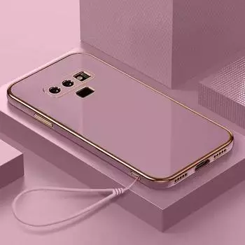 Чехол для Samsung Note9 Galaxy Note 9, роскошный чехол для телефона с квадратным покрытием SM-N960F, противоударный мягкий силиконовый чехол из ТПУ, задняя крышка, Чехлы Galaxy Note9&Case & Strap чёрный/серый