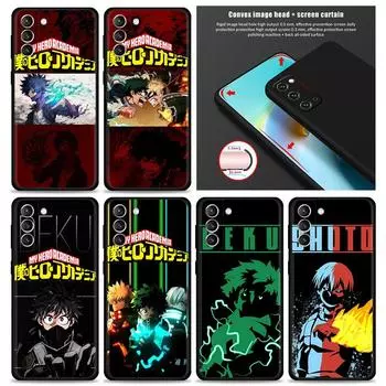 Чехол для Samsung s20 fe Galaxy s21 ultra s22 s10 s20 s8 s9 plus s22ultra Note 20ultra 10plus Funda My Hero, дизайн персонажей Samsung S22 5G