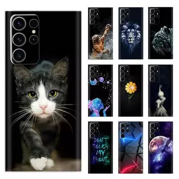 Чехол для Samsung S23 S23 Ultra, чехол для Samsung Galaxy S23 Plus, чехлы для телефонов Galaxys23, мягкий прозрачный противоударный бампер из ТПУ For Galaxy S23