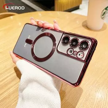 Чехол для Samsung S23 Ultra 5g, защитный чехол для объектива камеры для Samsung Galaxy S22 S21 Ultra S23 + Plus, мягкий защитный чехол для бампера S23 5G розовый