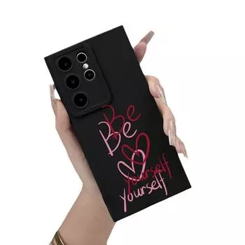 Чехол для Samsung S23A55 Custom Love Design с защитой от падения и полным объективом Samsung A25 чёрный