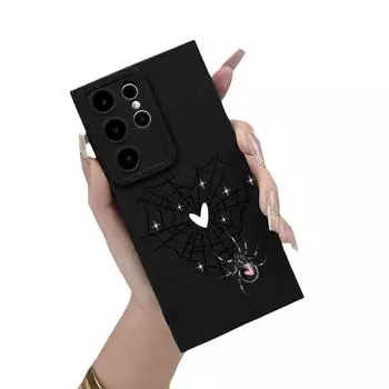 Чехол для Samsung S23A55 Love Spider Web Painted Full Lens Anti Fall Protective Case Samsung A34 чёрный