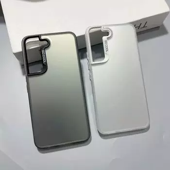 Чехол для Samsung S24 Galaxy S23 S22 S21 S20 S23 FE S21 FE S20 FE S20 Plus + чехол для телефона Роскошный металлический матовый чехол Aurora Skin Galaxy S20